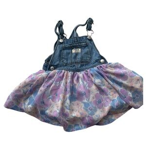 Oshgosh B’gosh Floral Denim Kids Dress